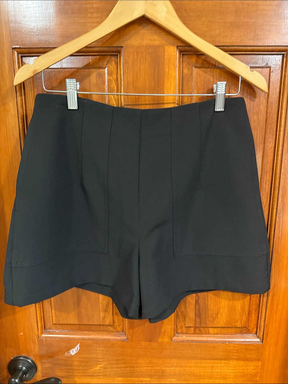 Sincerely Jules Black High-Waist Tailored Shorts